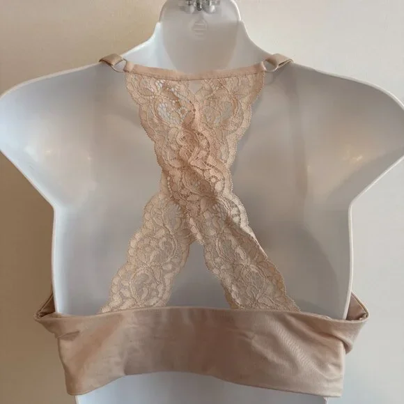 Victoria’s Secret Body By Victoria Nude Racerback Push-Up Bra | Size 36DD - Picture 6 of 10